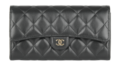 Chanel Classic Long Wallet, front view